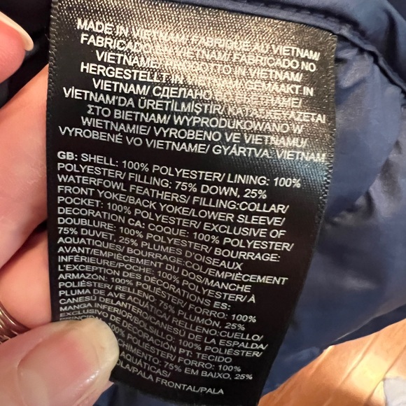 The North Face Men's Puffer Jacket - Navy Blue - Picture 11 of 15